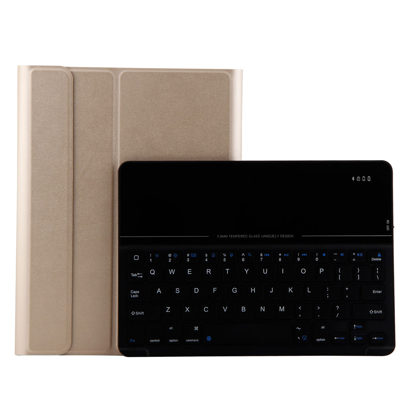 

FT-2068E Detachable Bluetooth Keyboard Leather Flip Casing with Pen Slot for iPad 9.7 (2018)/9.7 (2017)/Pro 9.7 (2016)/Air 2/Air - Gold, iPhone 12 mini