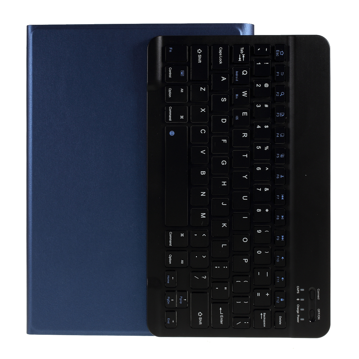

ABS Drawing Bluetooth Keyboard Leather Stand Case for iPad Air 10.5 (2019) / Pro 10.5-inch (2017) - Dark Blue, iPad Air 2