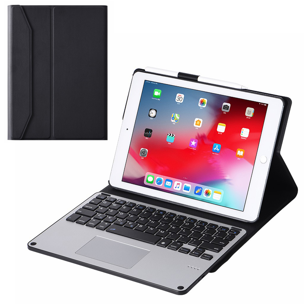 

3058B Detachable Bluetooth Keyboard + TPU Tablet Cover for iPad 9.7-inch (2018) (2017)/iPad Air 2/iPad Pro 9.7 inch (2016) - Black, iPad 9.7-inch (2018)