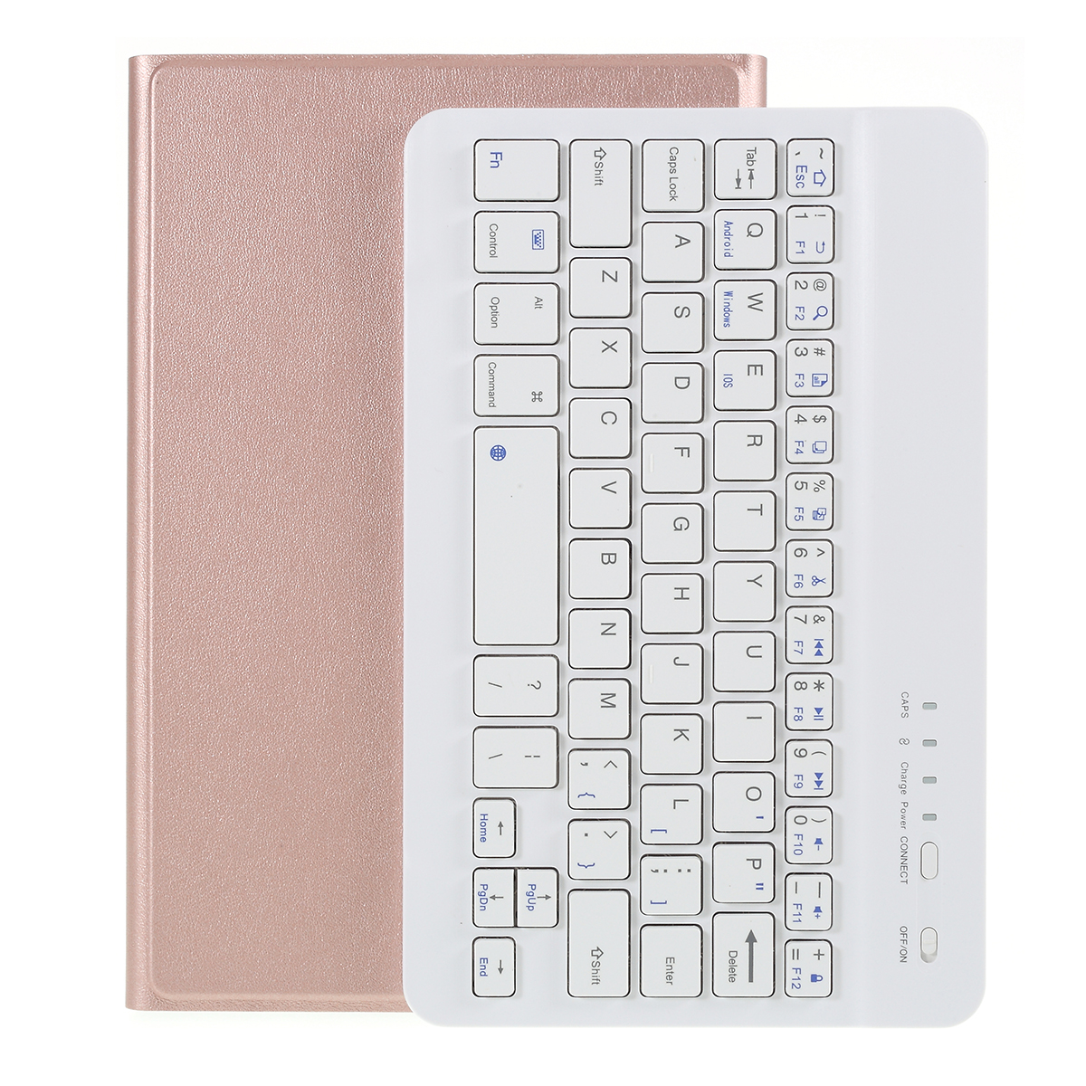 

Wireless Bluetooth Keyboard Leather Stand Case for Samsung Galaxy Tab A 8.4 (2020) T307 - Rose Gold, Other Samsung Models