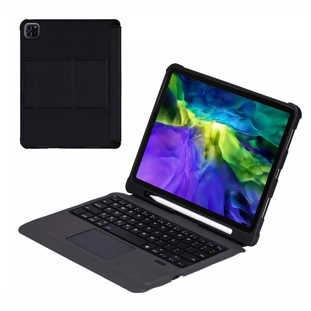 

Bluetooth Клавиатура Кожаная Подставка Для Ipad Pro 11-дюймовый (2020) (2018), iPad Pro 11 (2020)