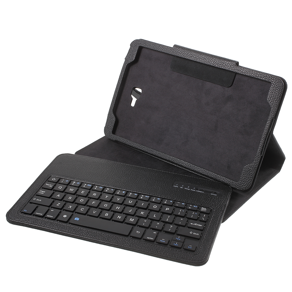 

Клавиатура Bluetooth Litchi Кожаный Корпус Для Samsung Galaxy Tab A 10.1 (2016) - Чернить, Other Samsung Models