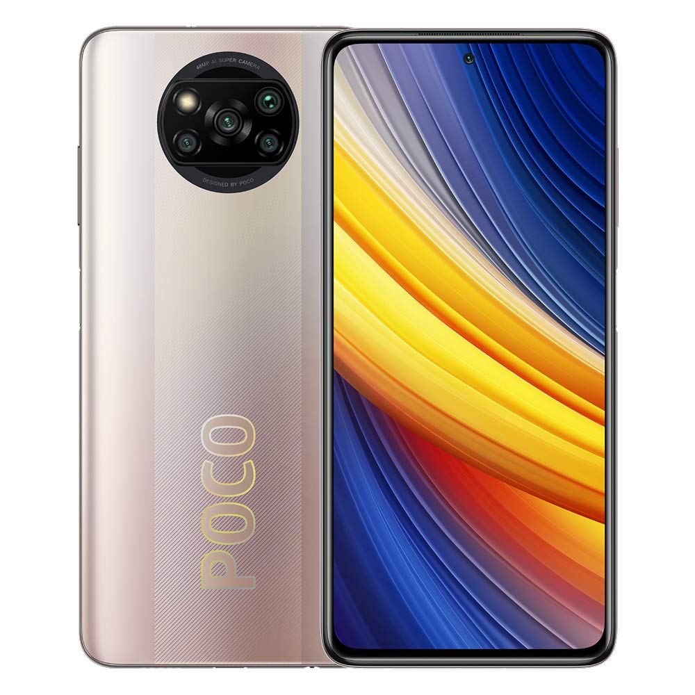 

XIAOMI Poco X3 Pro 6.67" FHD+ 120Hz DotDisplay 8GB+256GB 48MP Rear Camera Mobile Phone 5160mAh Battery Quad Camera Smartphone - Gold