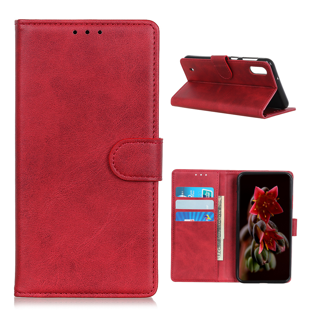 

Stand Wallet PU Leather Flip Case for Wiko Y81 - Red, Wiko Other Wiko Models