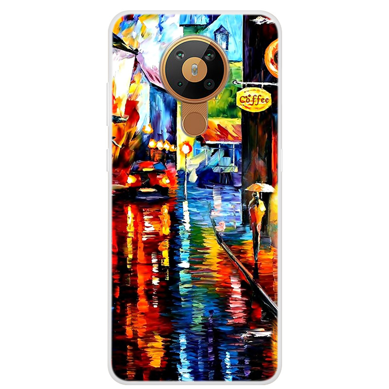 

Pattern Printing Soft TPU Phone Cover for Nokia 5.3 - Town, Nokia Nokia 5.3