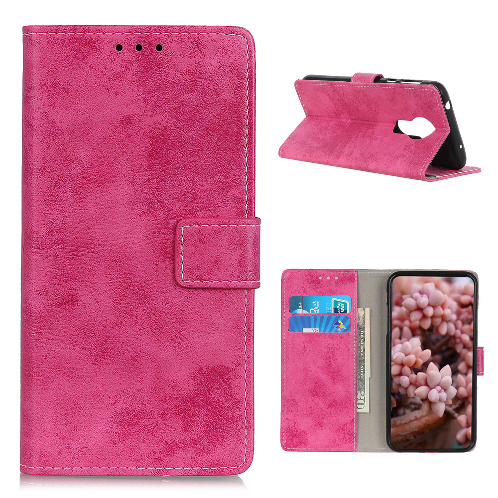 

Vintage Style Magnetic Leather Stand Case for Nokia 3.4 - Rose