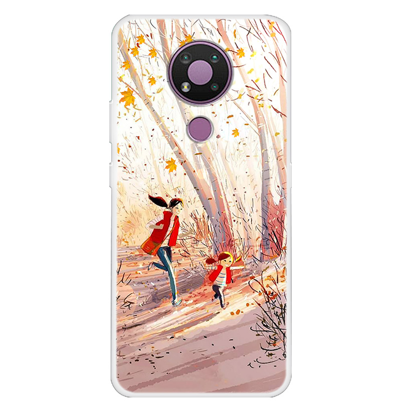 

Pattern Printing TPU Phone Back Case for Nokia 3.4 - Daughter and Mom, Nokia Nokia 3.4