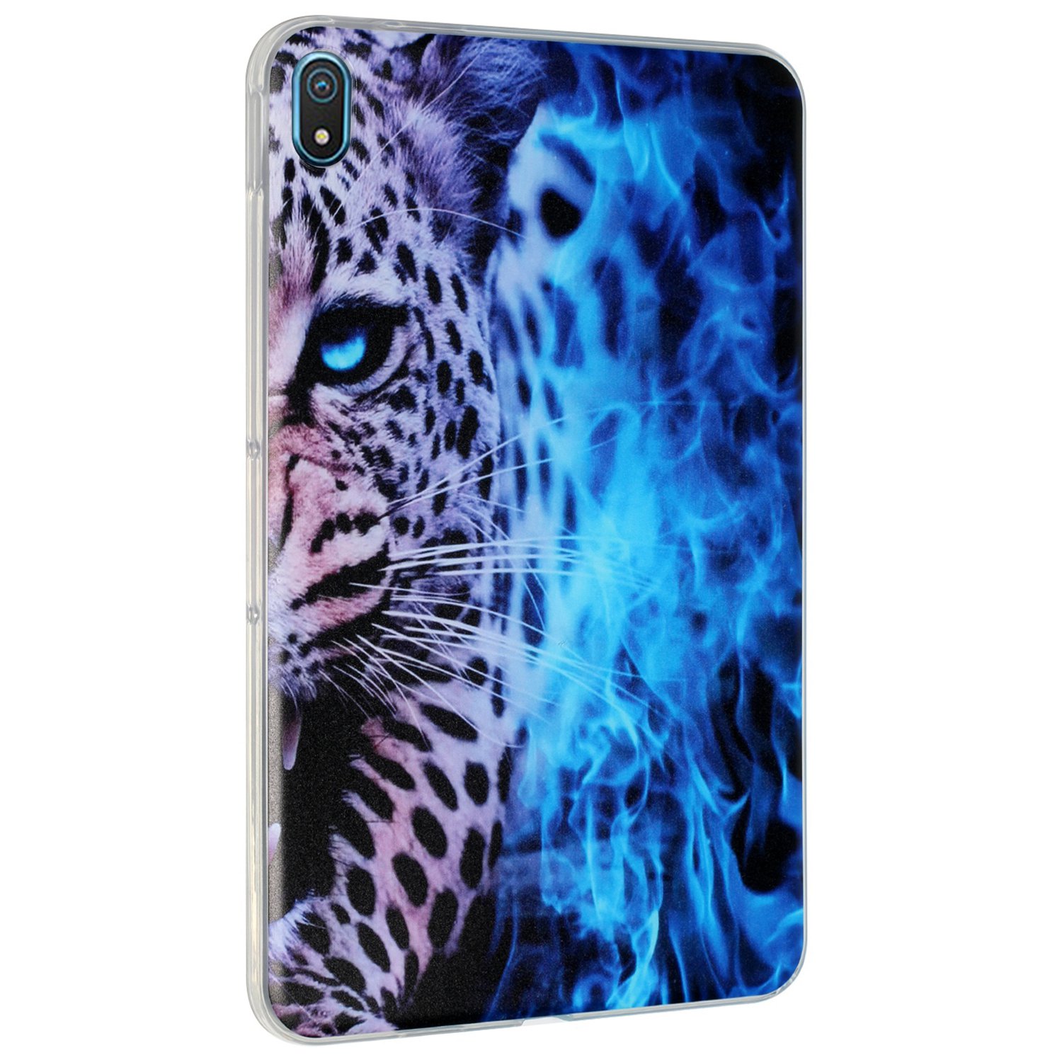 

Für Nokia T20 10.4 2021 Modisches Muster Gedruckter Soft TPU Anti-scratch-schutzhülle Tablet-abdeckung - Blue Leopard, Nokia T20