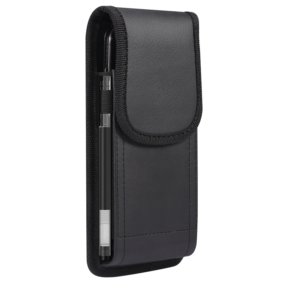 

Mobiltelefongürtelbeutel Für 6,7-6,9 Zoll Telefone Beutel Litchi Textur PU Leder Magnetische Schließung Telefon Holster, Universal