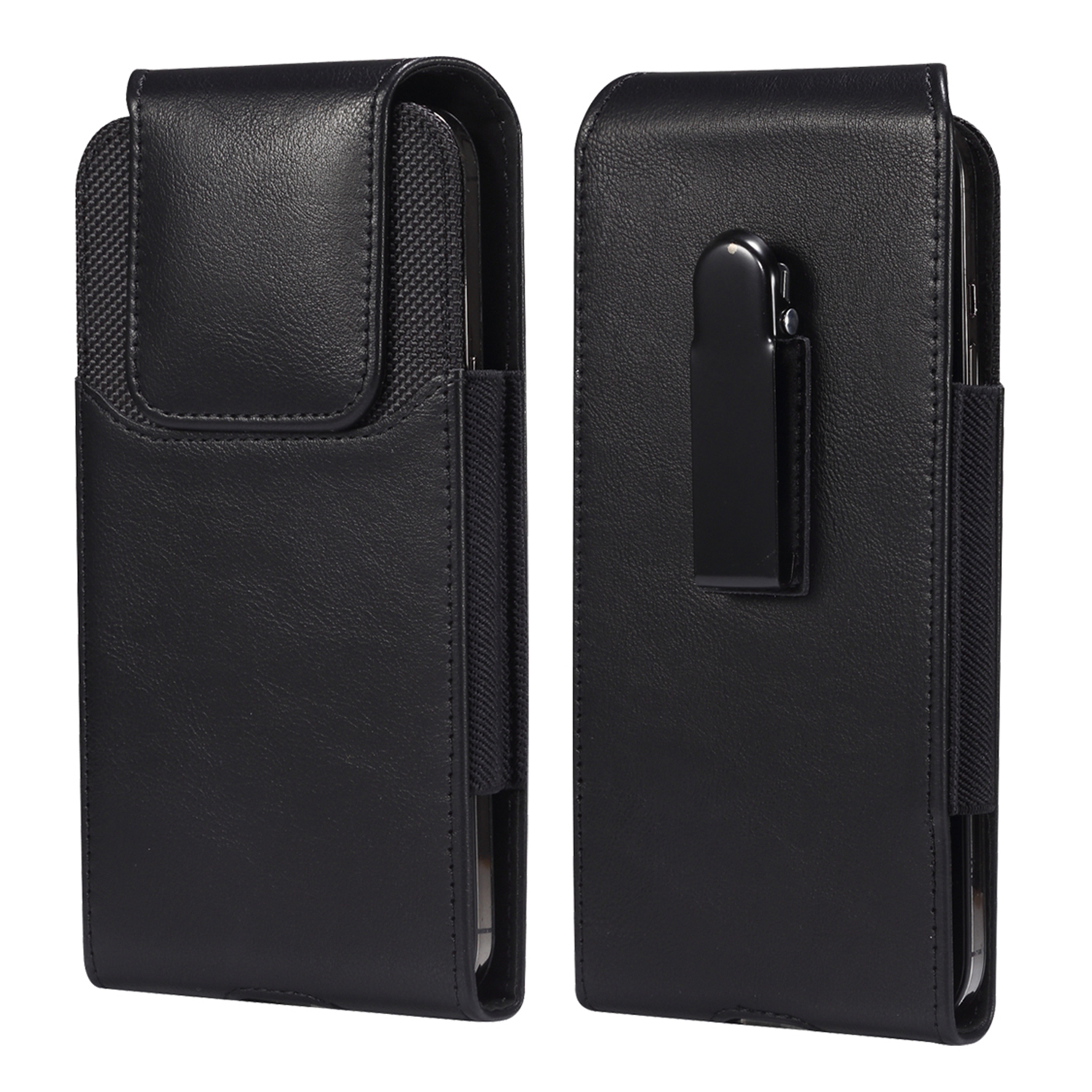 

Vertikale Verrückte Pferdestruktur PU Leder+nylon-tailentasche Für 6,7-6,9 "handys Anti-drogen-gürtel-telefonbeutel, Universal
