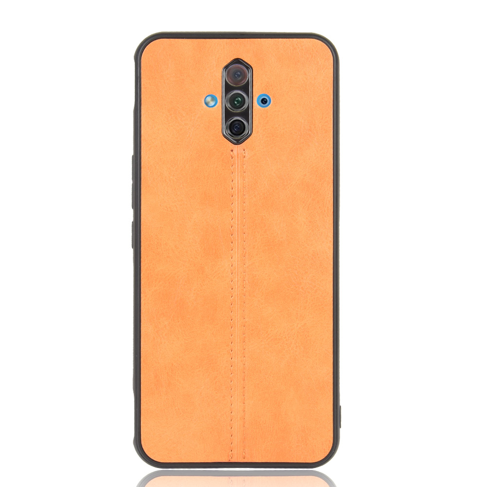 

PU Lederoberfläche PC + TPU Hybrid -hülle Für Nubien Spielen 5G - Gelb, Other ZTE Models