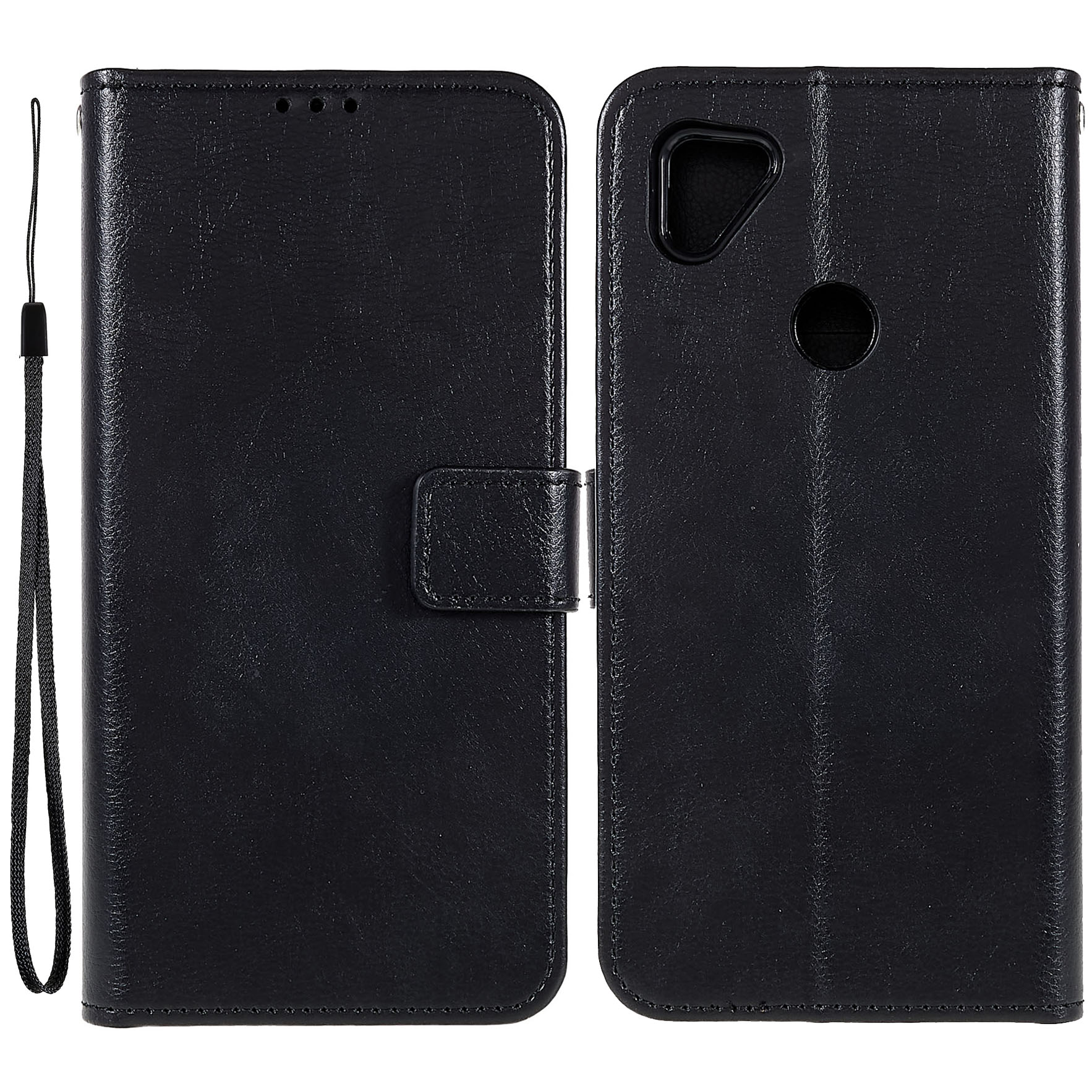 

Pour Gigaset GS5 Stand à Réglage Réglable Texture Litchi pu Leather Shell Portefeuille Mobile Téléphone Mobile Avec Sangle, Motorola Motorola Moto G41