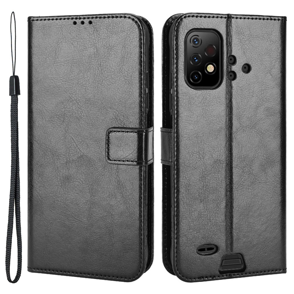 

Für Umidigi Bison GT2 5G/GT2 Pro 5G Full Protection PU Leder Flip Hülle Schockdelie. - Schwarz, Umidigi Bison GT2 5G