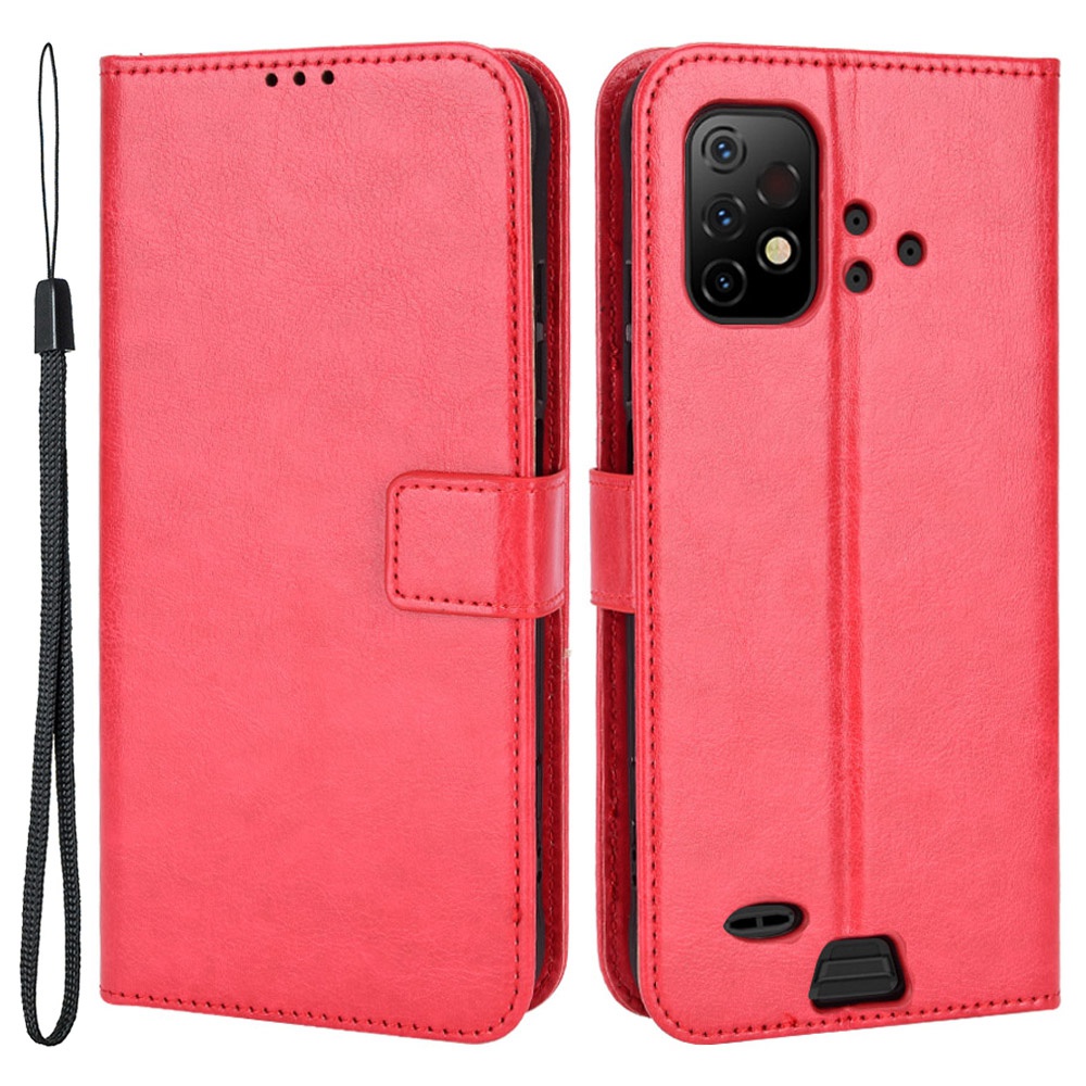 

Für Umidigi Bison GT2 5G/GT2 Pro 5G Full Protection PU Leder Flip Hülle Schockdelie. - Rot, Umidigi Bison GT2 5G