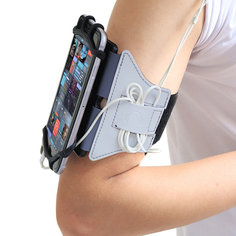 

VUP 180 Degree Rotation Running Arm Band Jogging Gym Bike Armband Case for 4.0-6.0 inch Mobile Phones - White, iPhone XS 5.8 inch