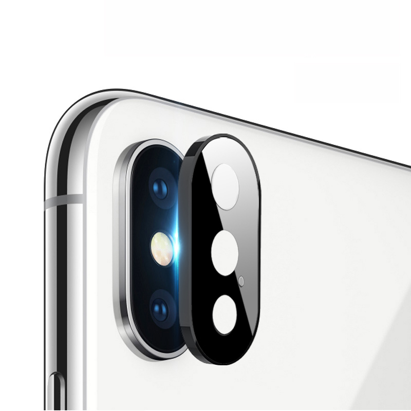 

R-JUST Upgraded Full Protection Camera Lens Metal Cover for iPhone XS 5.8 inch/XS Max 6.5 inch - Black, iPhone 12 mini