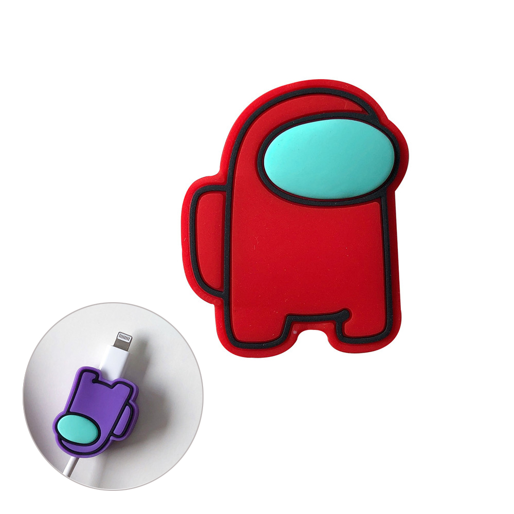 

Cute Cartoon Charging Cable Protector Data Cable Saver for iPhone - Red, iPhone 12 mini