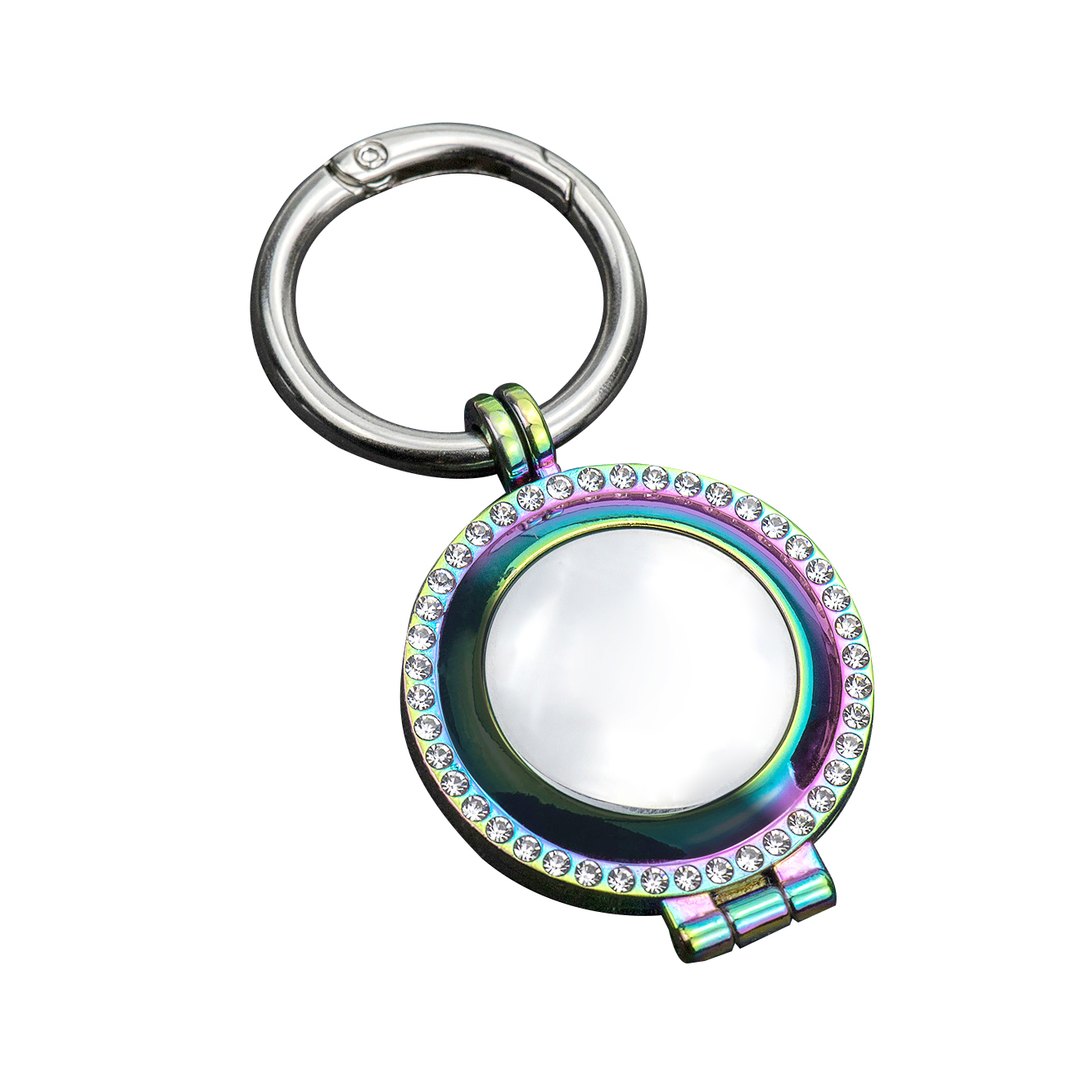 

Cuzoom Metal Diamond Case Для Apple Airtags Защитный Крышка Защитная Держатель Корпуса Корпуса Корпуса - Многоцветный, AirTag