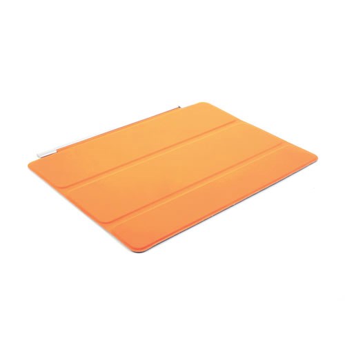 

Slim Tri-fold Single Front Leather Stand Smart Cover Case Auto Sleep/Wakeup for iPad Air 2 - Orange, iPad Air 2