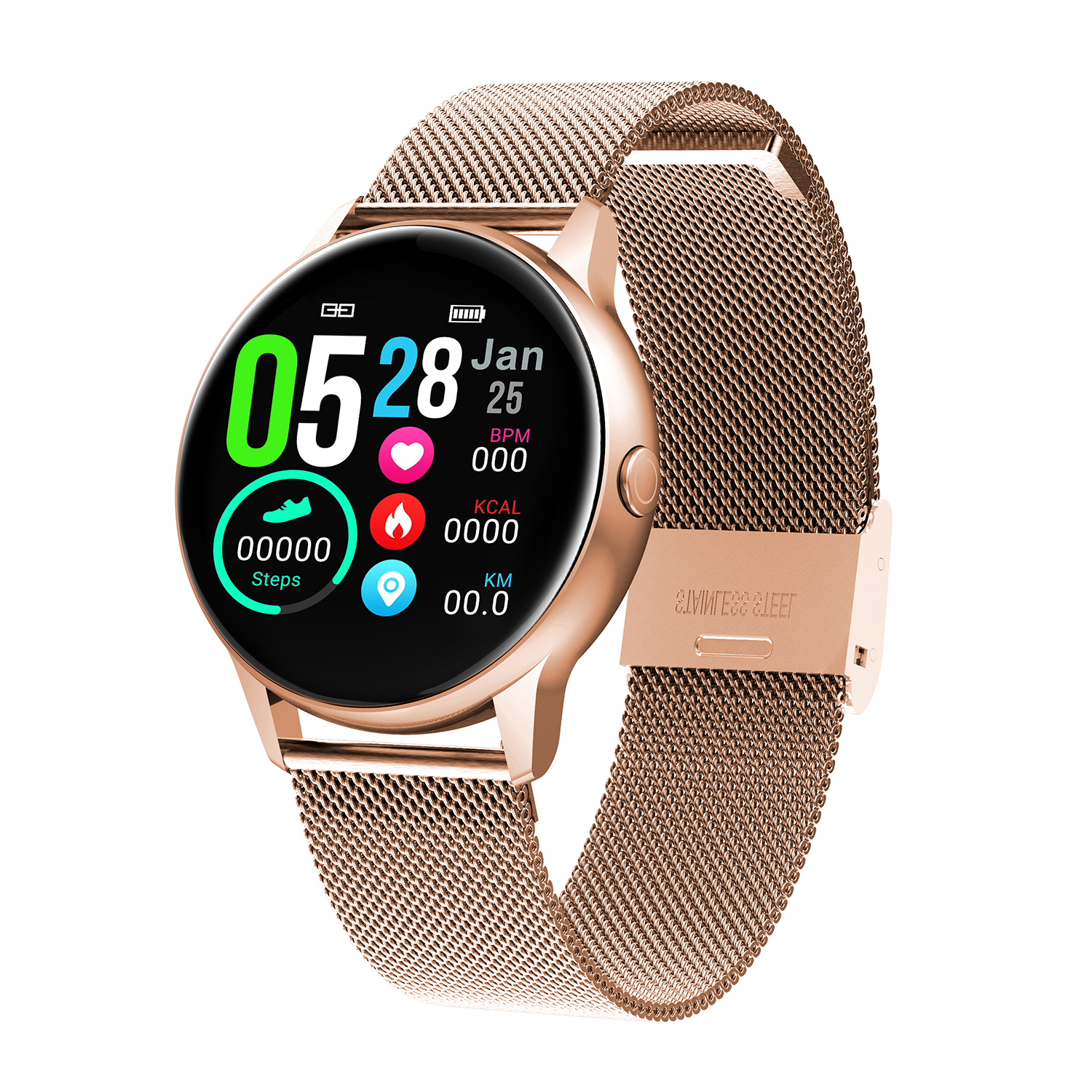 

DT88 Women Full Touch Screen Bluetooth Message Reminder Smart Watch - Gold