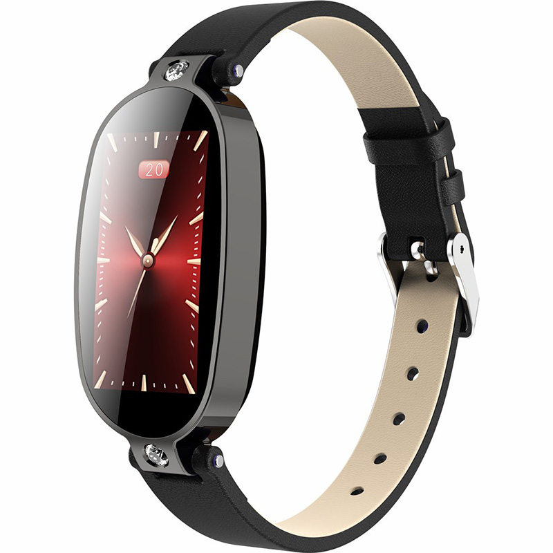 

B79 Color Screen Women Health Monitoring Smart Watch - All Black