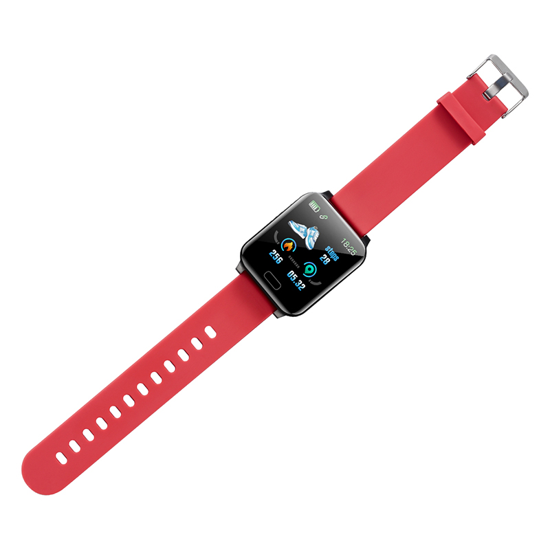 

Y12 Smart Bractelet 1.3-дюймовый Экран Водонепроницаемый NFC Bluetooth Спортивные Часы Часы Сердечных Частот Для Телефона IOS Android - Красный