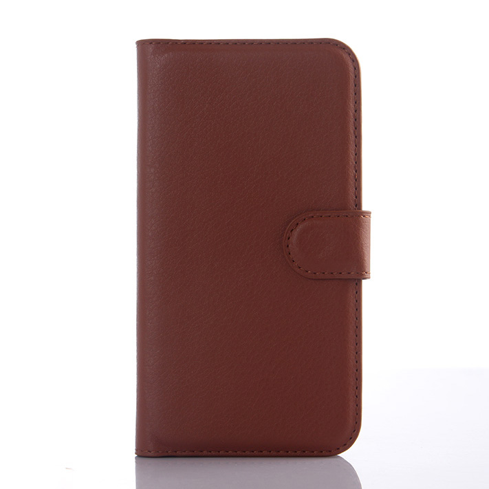 

Litchi Skin PU Leather Card Holder Case for Samsung Galaxy J5 SM-J500F - Brown