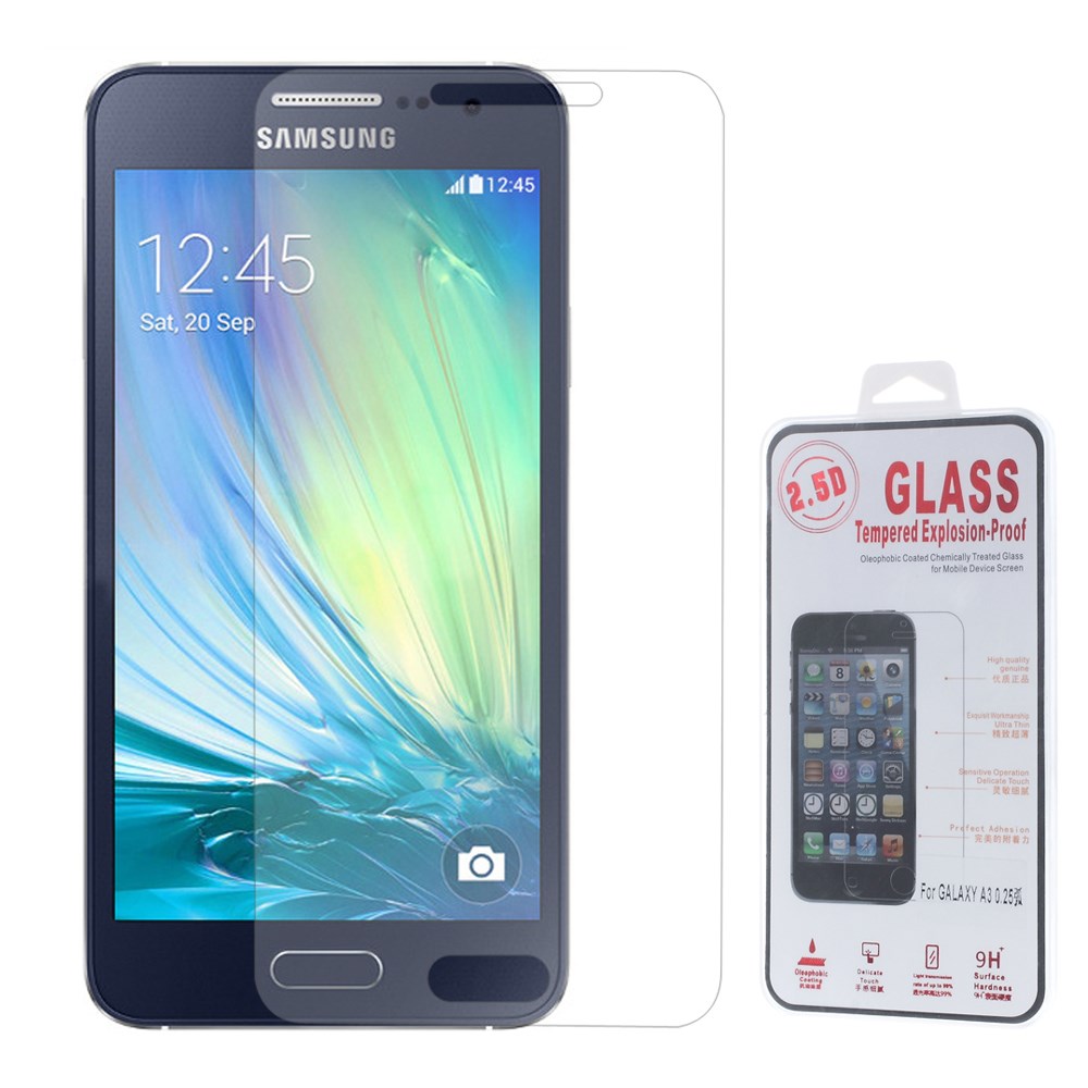 

0,25 Мм Взрывозащищенное Закаленное Стекло Экрана Для Samsung Galaxy A3 SM-A300F (дуговой Край), Galaxy A3 SM-A300F (2014)