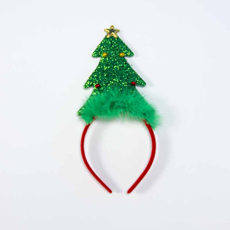 

Christmas Headband Hair Hoop Costume Headband Christmas Decoration - One Christmas Tree