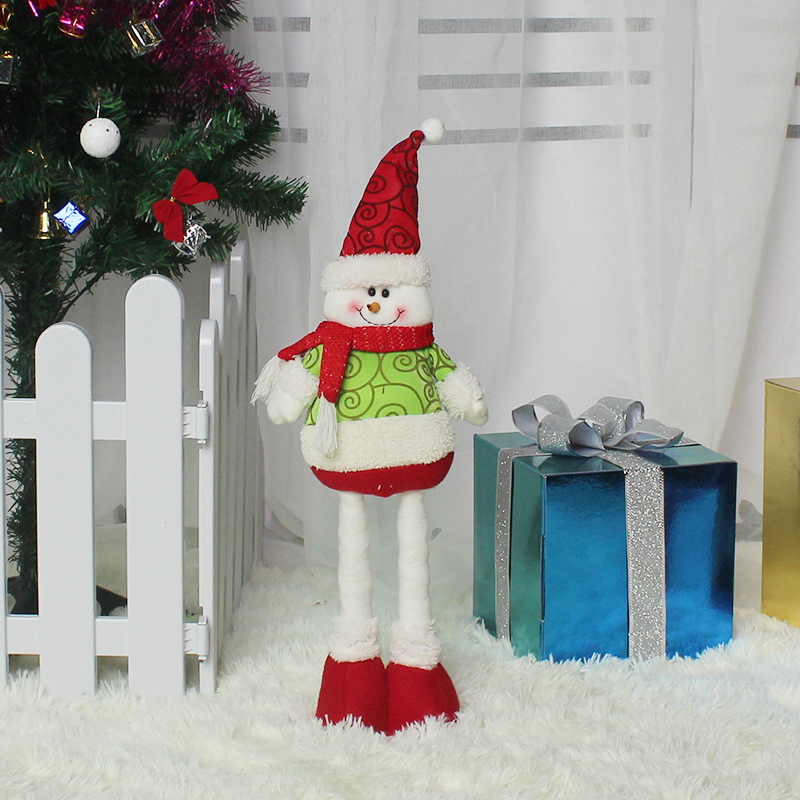 

Christmas Telescopic Doll Toy Standing Doll Festival Home Decoration - Snowman