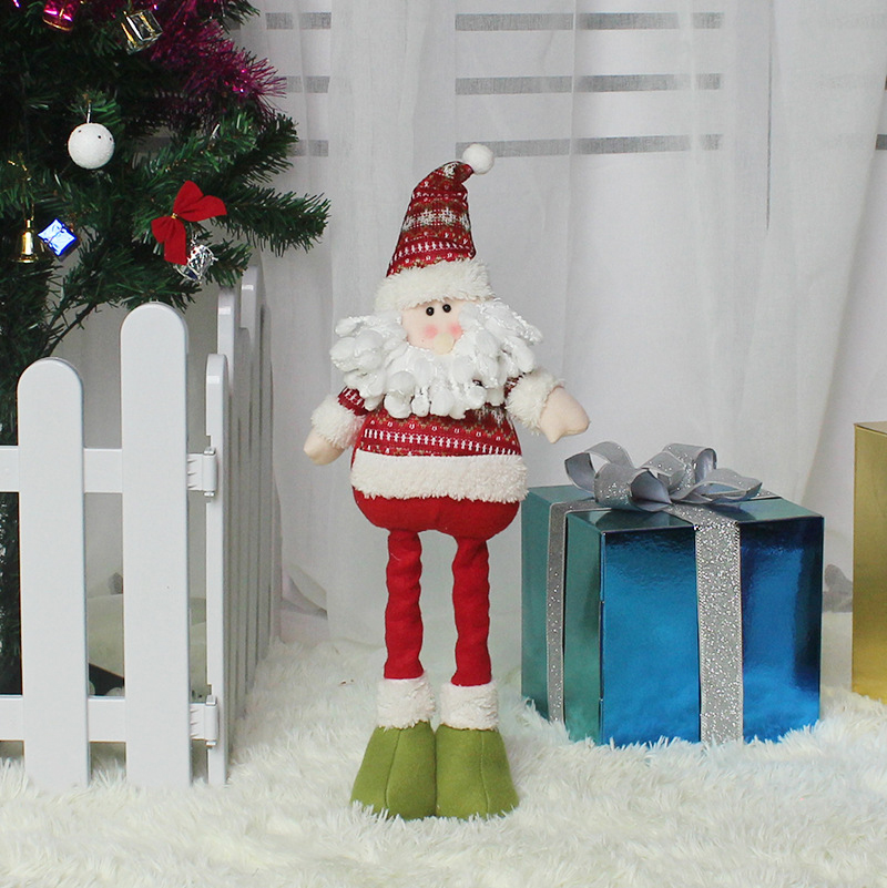 

Christmas Telescopic Doll Toy Standing Doll Festival Home Decoration - Christmas Santa Claus