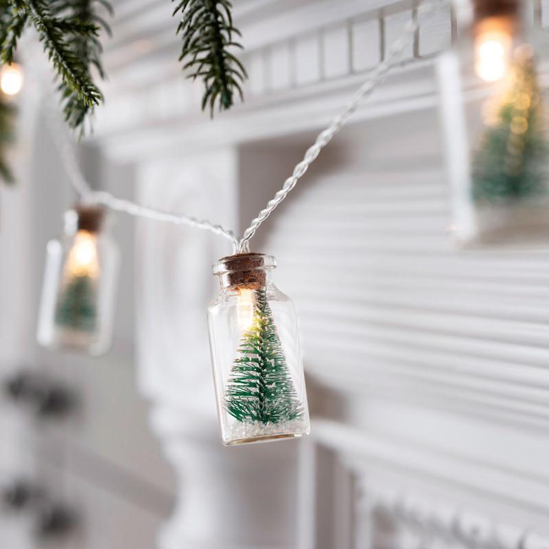 

Christmas LED Light String Bell Wishing Bottle Star Ball Party Decor Light - Drifting Bottle