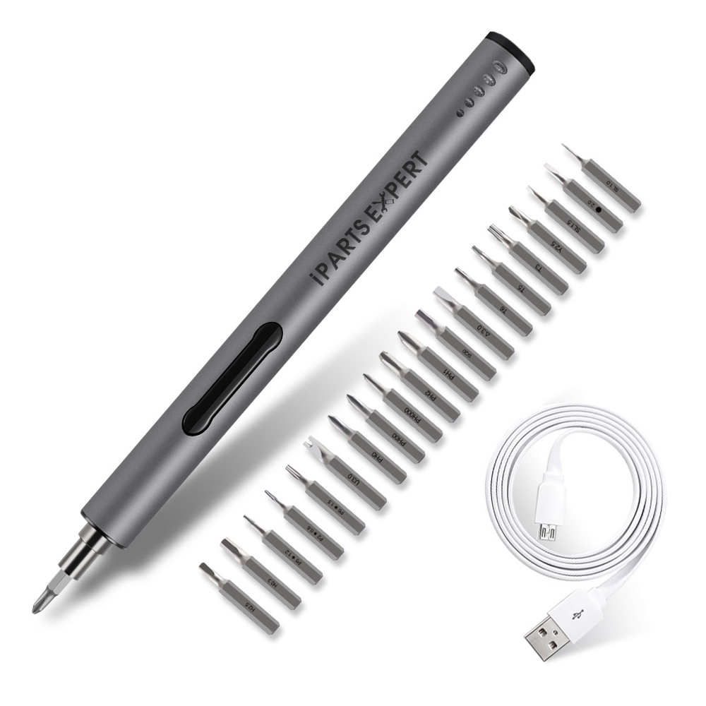 

Iparts-experte 20-Bit Electric Schraubendreher-kit Präzision Reparaturschraubhandwerkzeuge Set Set