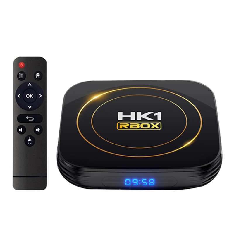 

HK1 RBOX-H8S 4K Ultra HD Mini Smart TV Box 4 Gb+64 gb Dual-band-wlan Android 12.0 Tv-box - au Plug