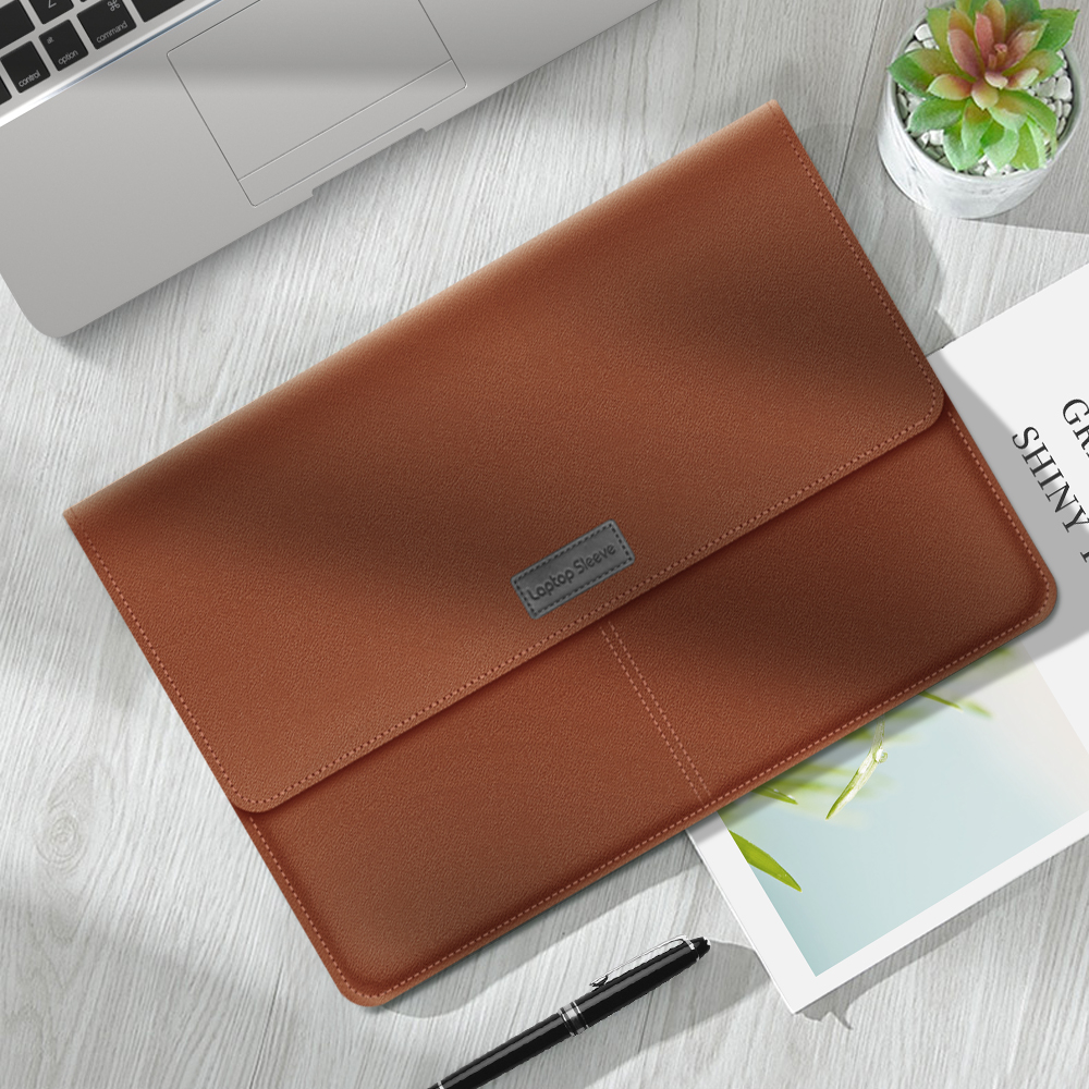 

Sac de Protection de Tablette de Comprimés Pour Ordinateur Portable en Cuir Pour 13 '' - 14 '' Ordinateur Portable - Brun, Apple iPad Air 10.5 (2019)