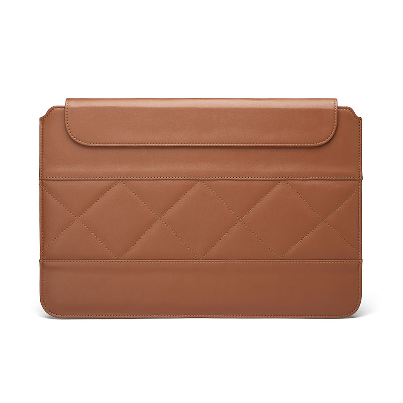 

F-44 Ultra-slim Laptop Sleeve Protective Bag Case for MacBook Lenovo Dell 11-12 Inch Notebook - Brown