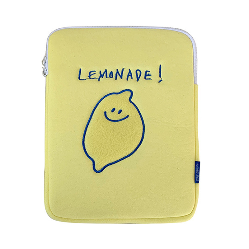 

811 Zitronengestickte Nylon-laptop-schutzhülsen-notebook-tragetasche Für Einen 11-zoll-laptop