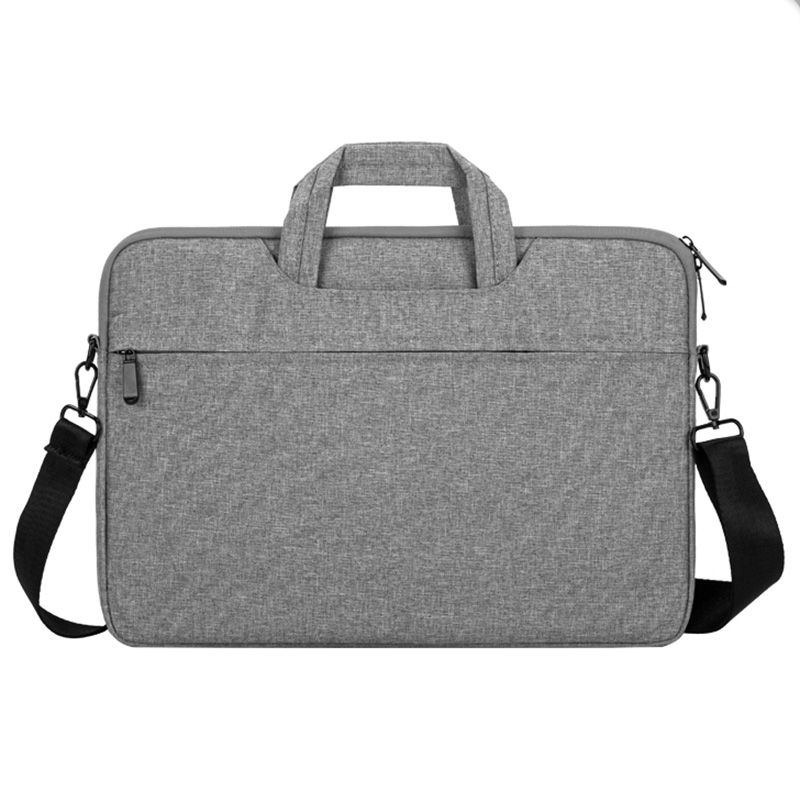 

N008 Geschäftsstil Universal Schutz Laptop Sleeve Pouch Oxford Tuch Notebook Tragetasche Für 15,6-Zoll-Laptop - Hellgrau
