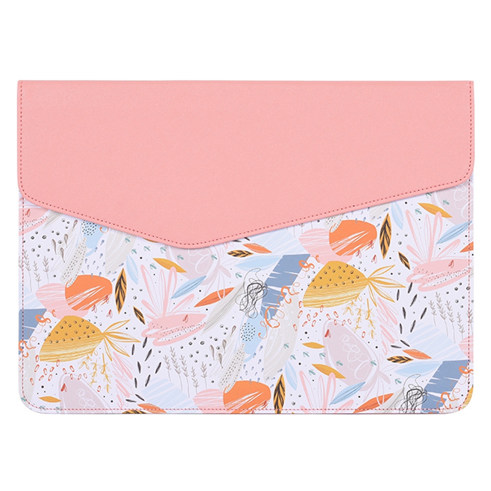 

Canvasartisan E53-13 14-Zoll-wasserdichte Spritzfeste Aquarellmuster Magnetische Klappe Pu Laptop-Hülle Umhüllt - Rosa, MacBook Pro 14 inch (2021)