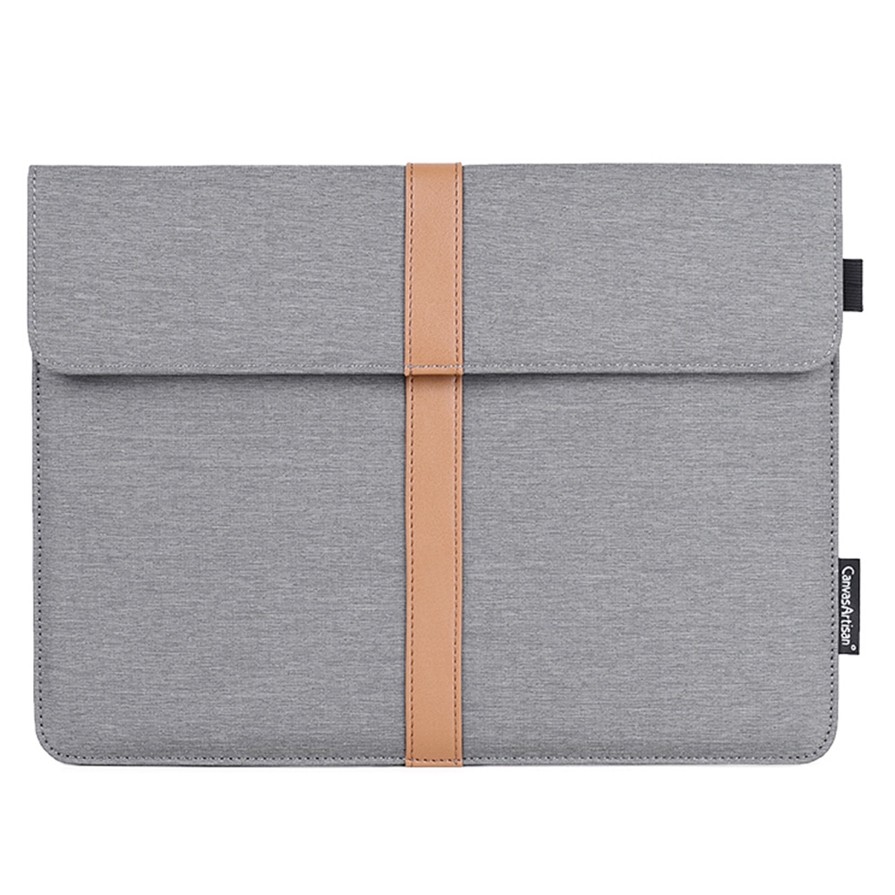 

Canvasartisan L15-15 14-zoll-pu-lederstreifen-spleißhülle Schutzbeutel Wasserdichte Leinwand Laptop Speicherhülle, MacBook Pro 14 inch (2021)