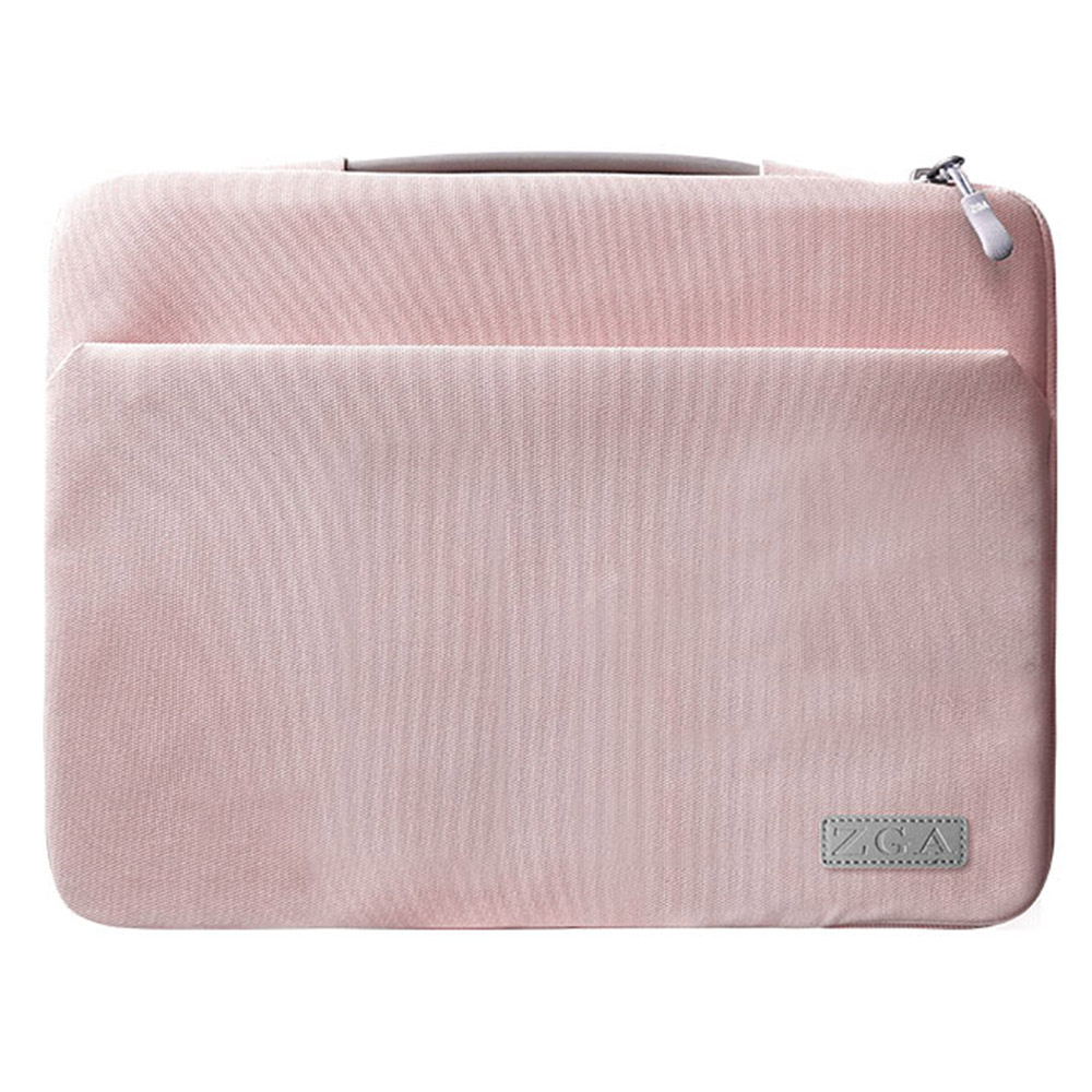 

ZGA BG-01 14 '' Notebook Computer Speichertasche Weiche Laptophülsenbeutel Mit Verstecktem Griff - Rosa, MacBook Pro 14 inch (2021)