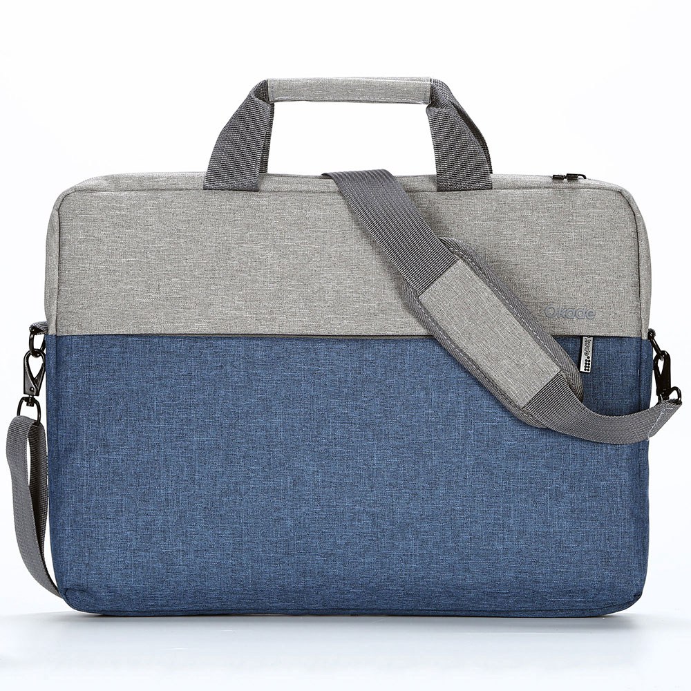 

OKADE T52 14-zoll-notebook-crossbody-handtasche Tragbarer Laptop Reißverschluss (mit Schultergurt) - Dunkelblau, MacBook Pro 14 inch (2021)