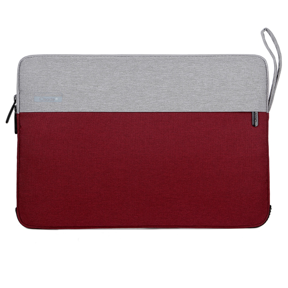 

OKADE T53 13.3 '' Laptop-hülle Anti-kratzer Oxford Stoff Handtasche Schockdestell Tragetasche Bi-farbstil Notebook Hülle - Weinrot, MacBook Pro 13 inch (2022)