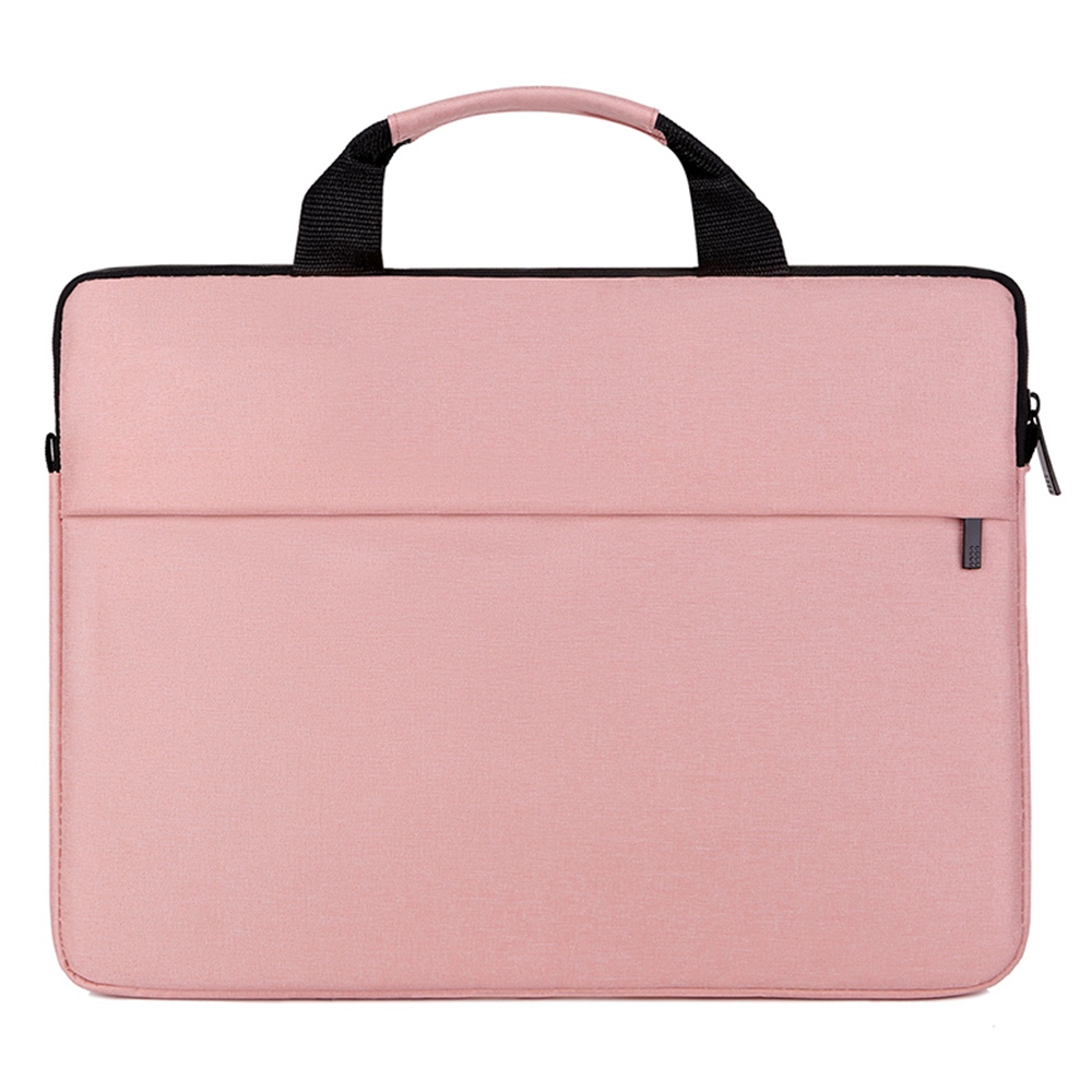 

OKADE B022 13,3 Zoll Laptop-tasche Mit Vordertasche Notebook Anti-kollisionsfutterhandtasche (mit Schultergurt) - Rosa, MacBook Pro 13 inch (2022)