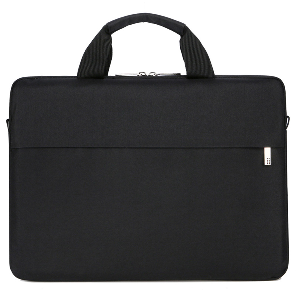 

OKADE B022 13,3 Zoll Laptop-tasche Mit Vordertasche Notebook Anti-kollisionsfutterhandtasche (mit Schultergurt) - Schwarz, MacBook Pro 13 inch (2022)