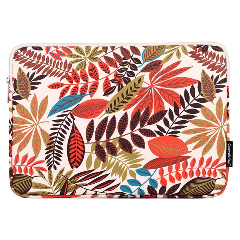 

Canvasartisan 15-zoll-laptop Tragbarer Reißverschlussbeutel Bunte Blätter Druck Anti-drop-notebook-schutzhülle - H30-03, MacBook Pro 16 inch (2021)
