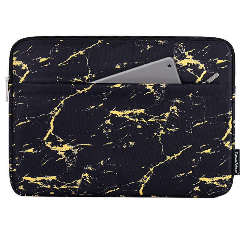 

Canvasartisan H32-11 15-zoll-laptop Tragbarer Reißverschlussbeutel Anti-drop-gedruckte Notebook-schutzhülle - Schwarz / Gelb, MacBook Pro 16 inch (2021)