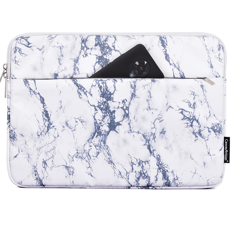 

Canvasartisan H32-11 15-zoll-laptop Tragbarer Reißverschlussbeutel Anti-drop-gedruckte Notebook-schutzhülle - Weiß, MacBook Pro 16 inch (2021)