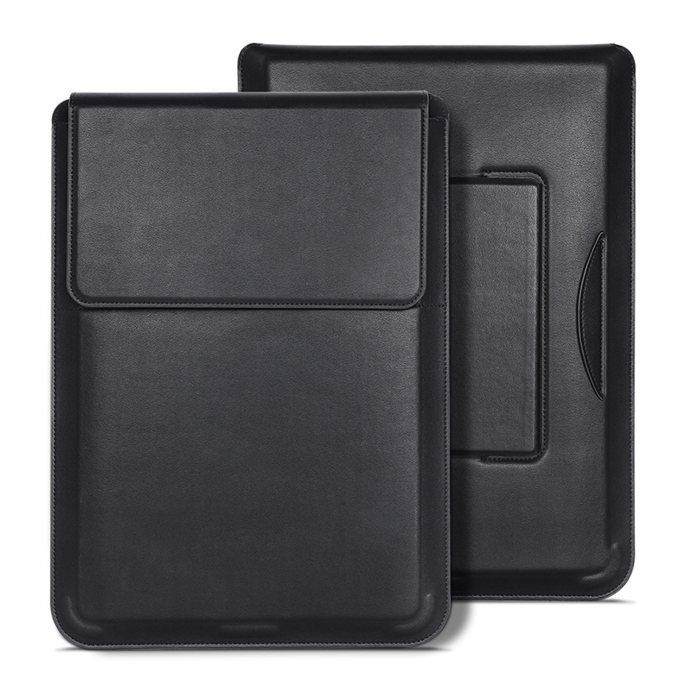 

Geteilte Leder-laptop-hülle Für 12-14 Zoll Notebook Tablet Schutzhülle Tragetasche - Schwarz, MacBook Air 13 inch with Retina Display (2020)