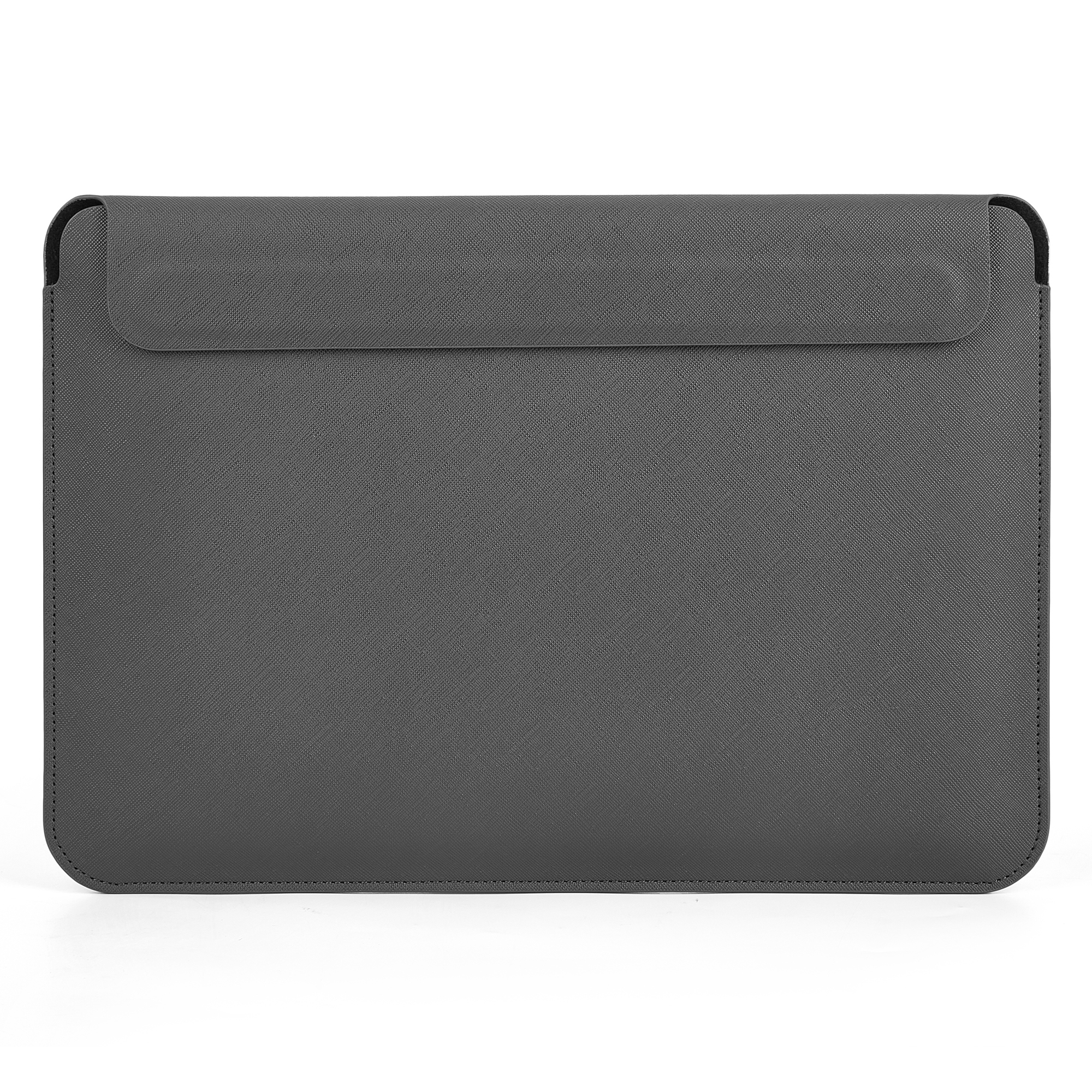 

ZGA 13-zoll-laptop-hülle PU Leder Notebook Computer Speichertasche Glatte Mauspads Pad - Grau, MacBook Air 13 inch (2020)
